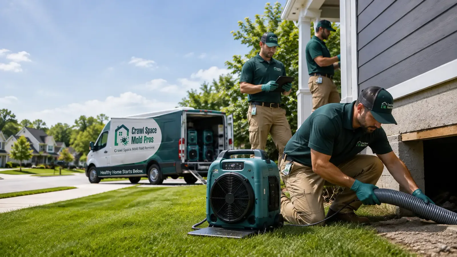 Crawl Space Mold Removal in Weare, NH